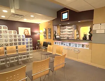 Office reception area